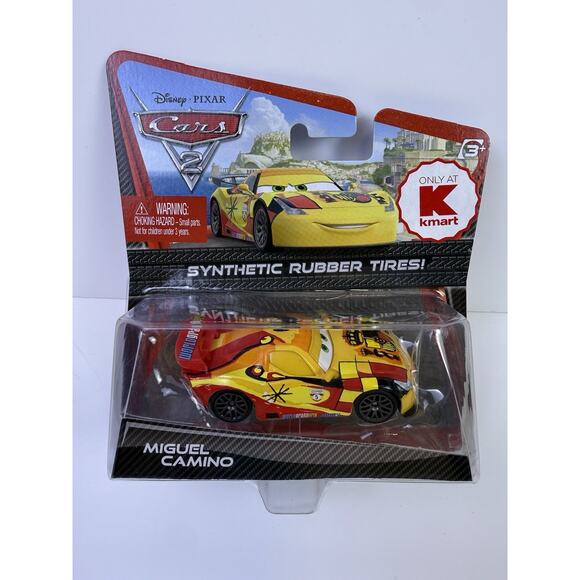 Disney Pixar Other - NIB Disney Pixar Cars 2 Miguel Camino Synthetic Rubber Tires K Mart Exclusive